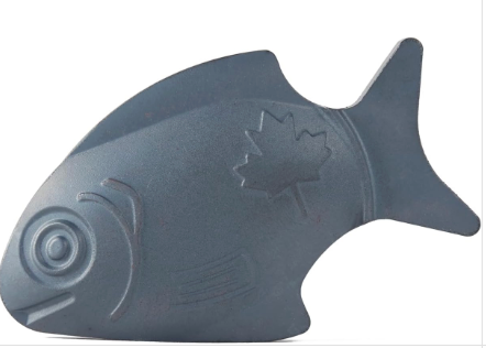 Gray helmet for bikers