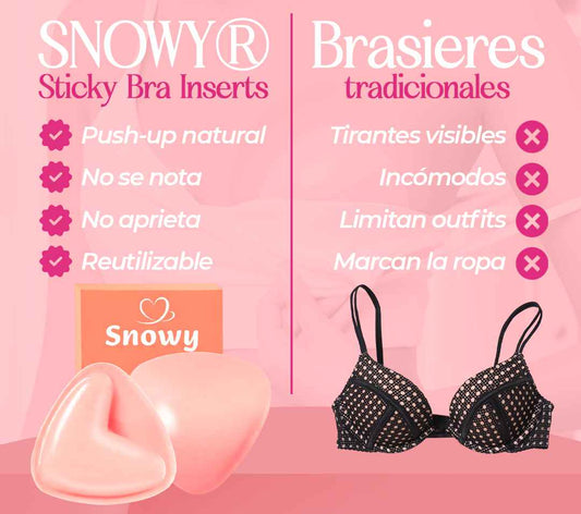 Snowy Sticky Bra Inserts