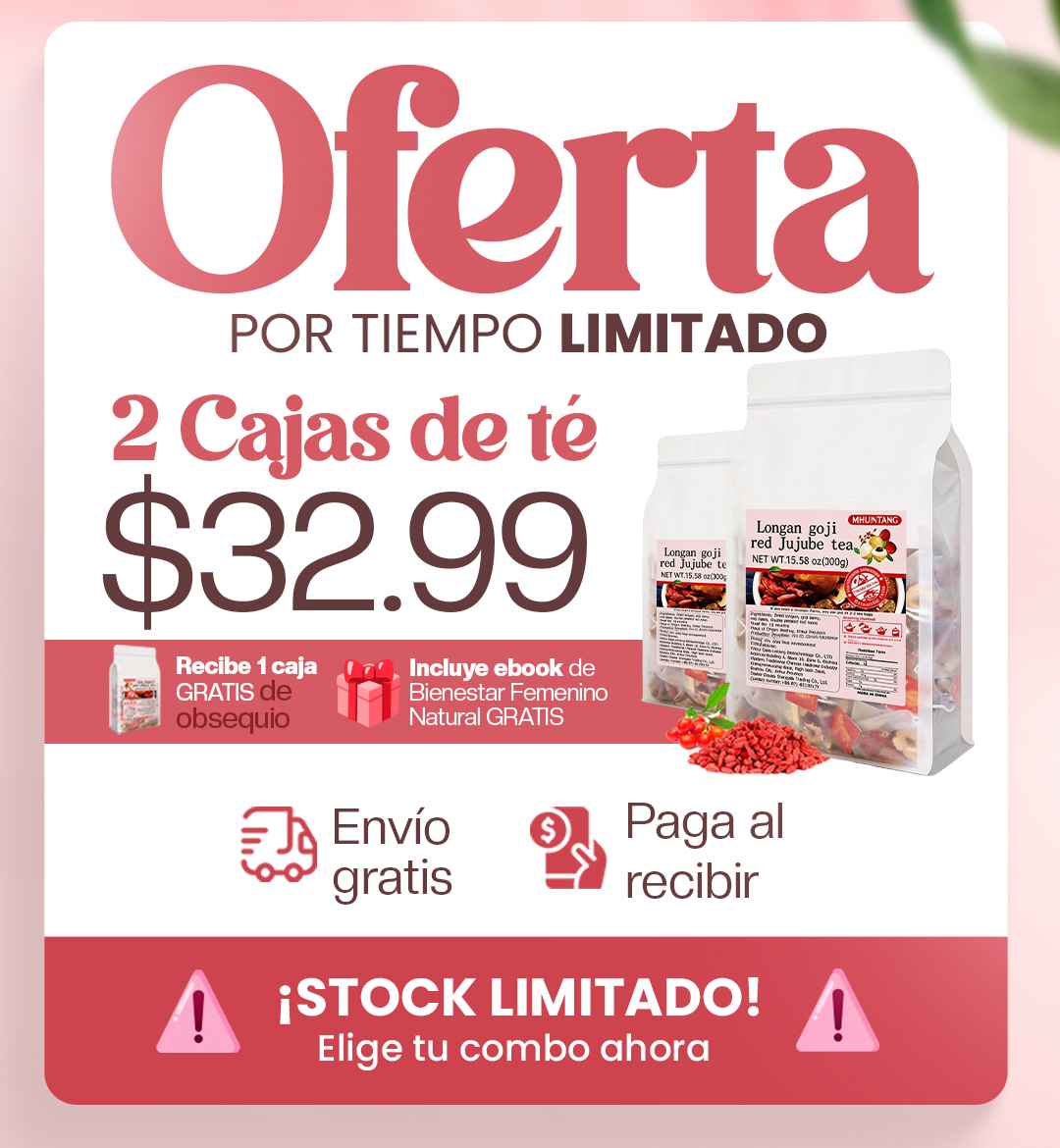 Té de bayas de goji (Té Femenino)